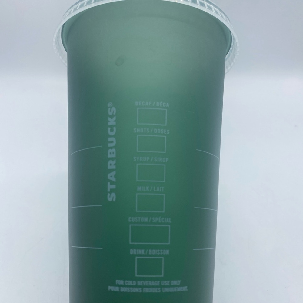 Dark Green 'Coffee All The Way' Starbucks Venti Cold Cup - 2019 Holiday Cups - Picture 2 of 6